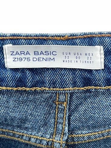32 Beden mavi Renk Zara Jean / Kot %70 İndirimli.