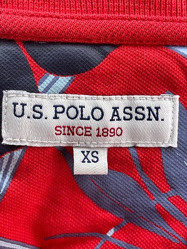 xs Beden kırmızı Renk U.S Polo Assn. T-shirt %70 İndirimli.