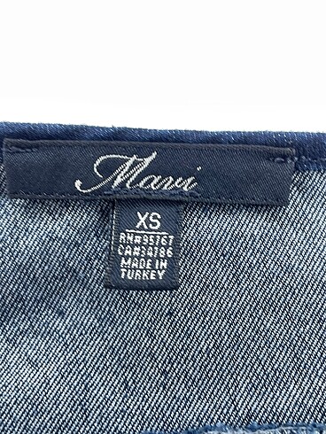 xs Beden çeşitli Renk Mavi Jeans Kısa Elbise %70 İndirimli.