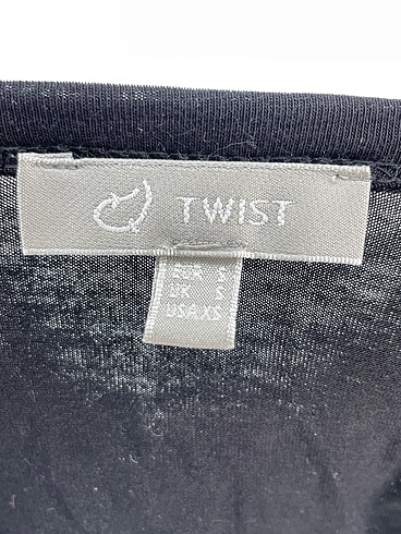 s Beden siyah Renk Twist Bluz %70 İndirimli.