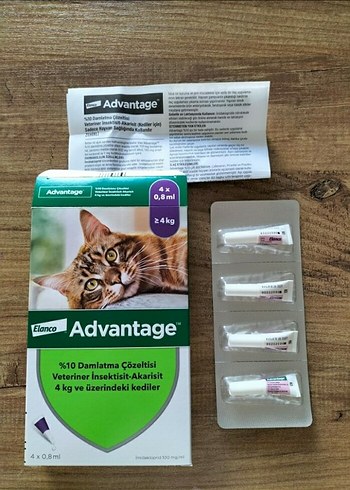 Advantage kedi dış 4x0.8ml