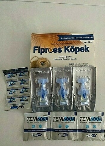 Fibroes köpek dış iç parazit