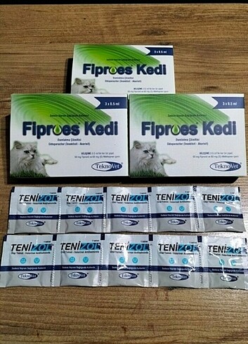 Kedi parazit 9 dış 10 iç