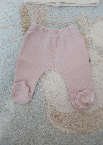Diğer Pembe Çiçek Nakışlı 5 li Bebek Takımı - manisa