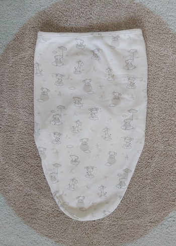 Diğer Nakışlı Beyaz Bebek Kundak Örtüsü - manisa