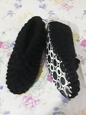 Diğer Örgü babet patik modelleri