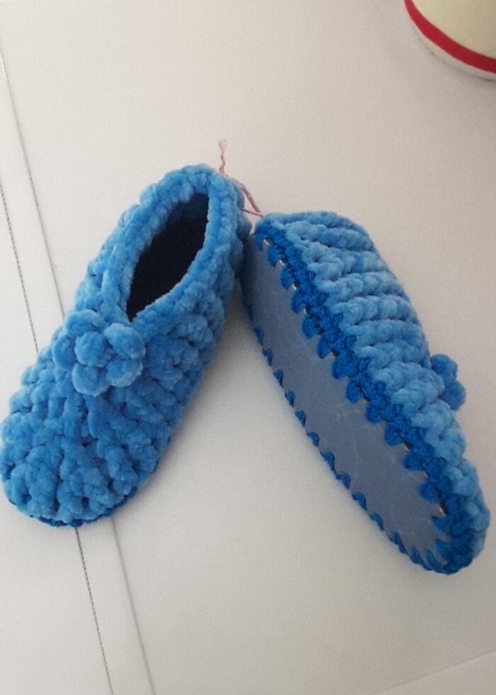 Örgü babet patik modelleri - Görsel 2