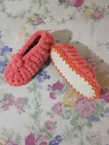 Diğer Örgü babet patik modelleri