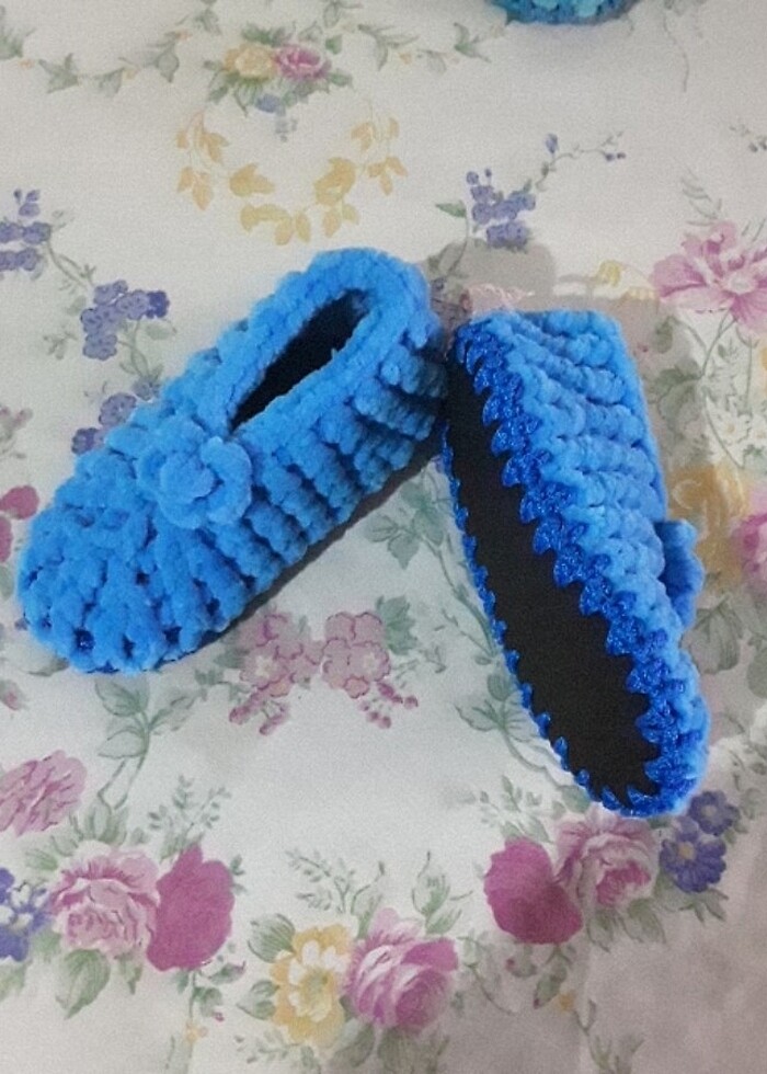 Örgü babet patik modelleri - Görsel 2