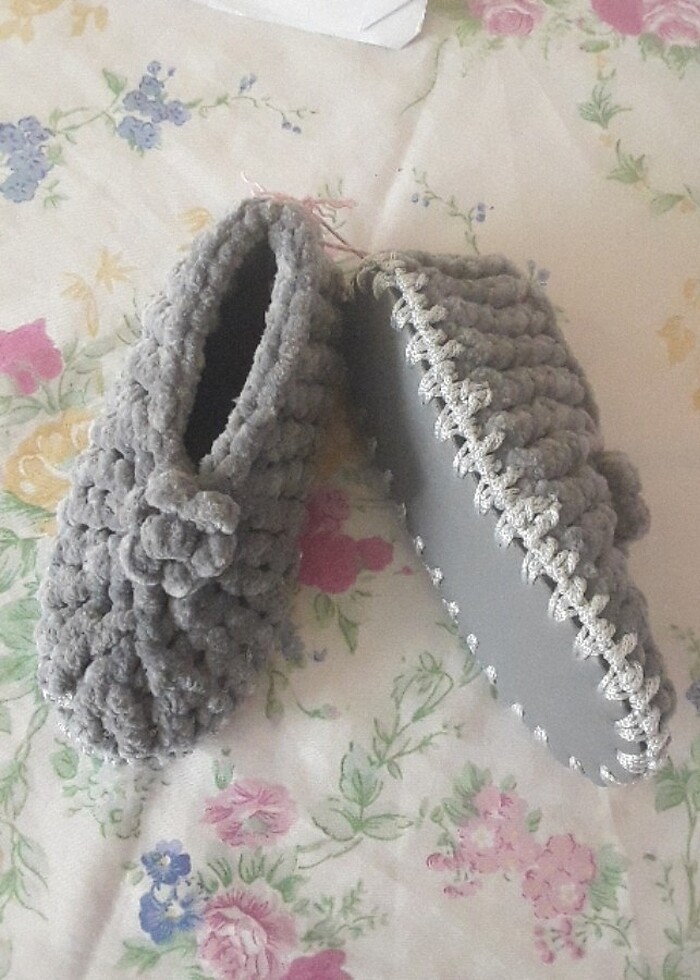 Örgü babet patik modelleri - Görsel 2