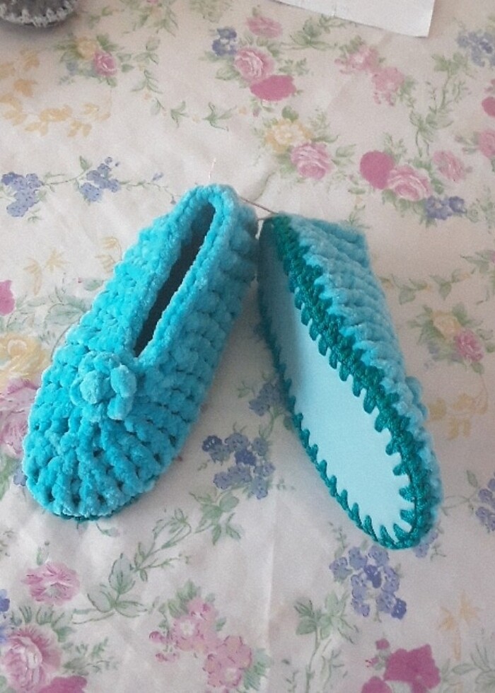 Örgü babet patik modelleri - Görsel 2