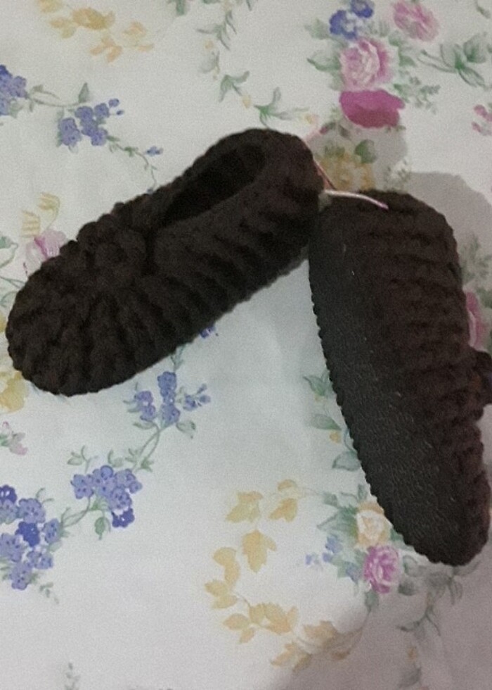 Örgü babet patik modelleri - Görsel 2