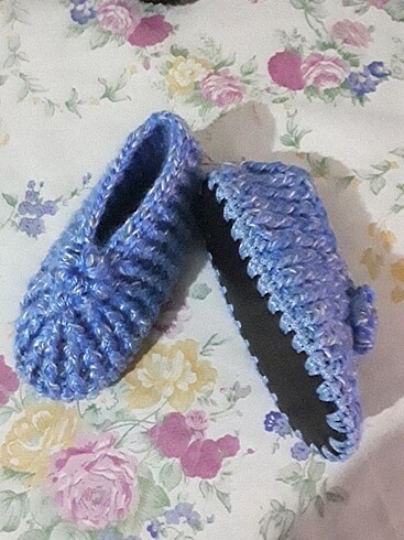 Örgü babet patik modelleri - Görsel 2