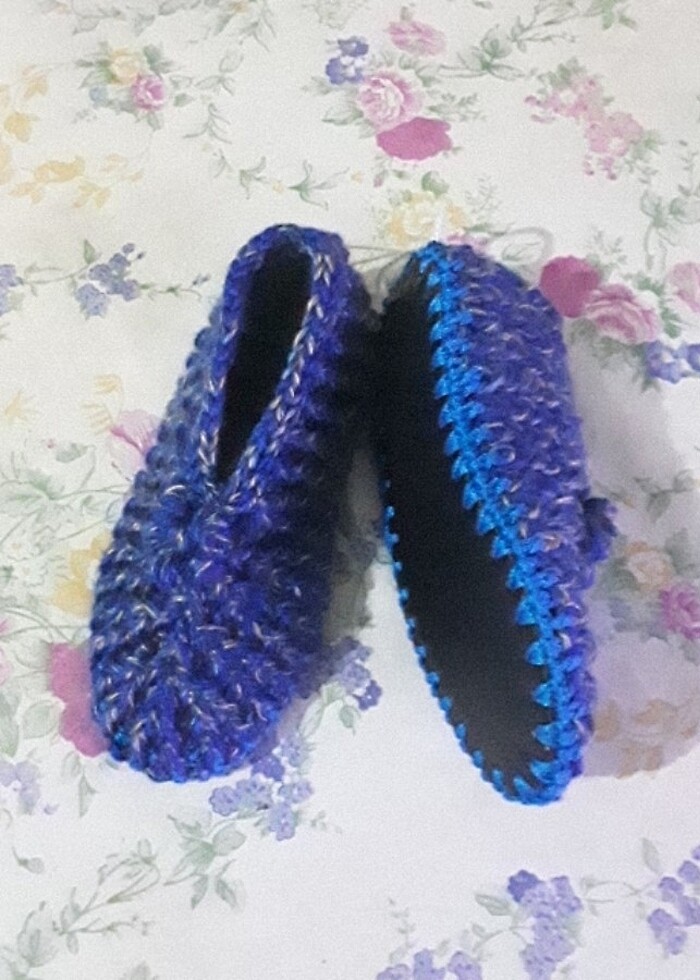 Örgü babet patik modelleri - Görsel 2
