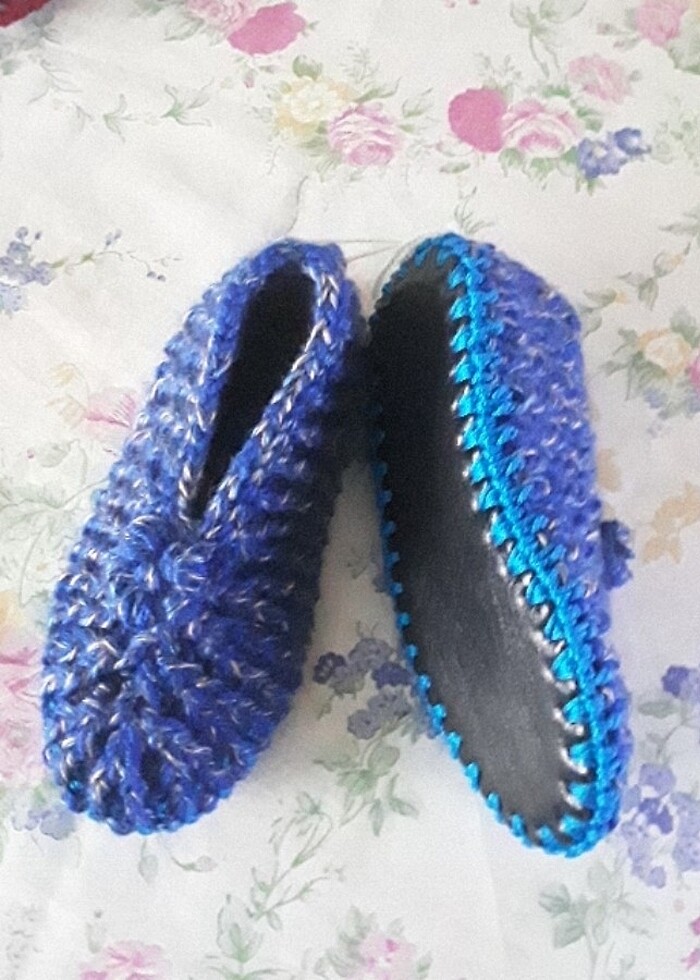 Örgü babet patik modelleri - Görsel 2
