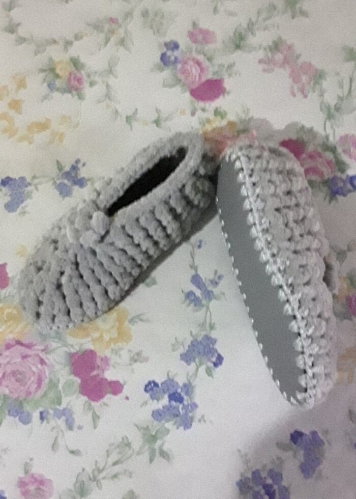 Örgü babet patik modelleri - Görsel 2