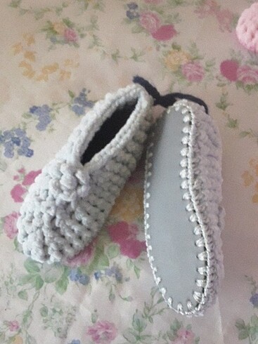 Örgü babet patik modelleri - Görsel 2