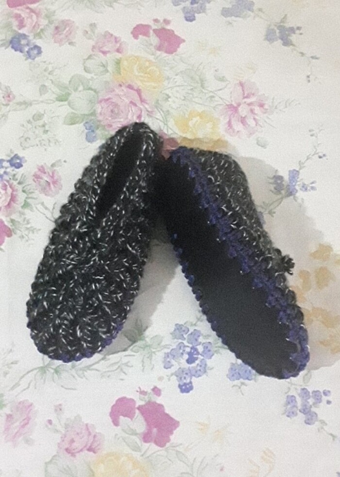Örgü babet patik modelleri - Görsel 2
