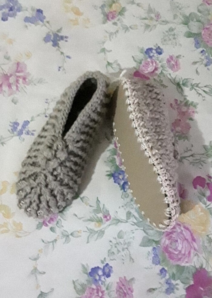 Örgü babet patik modelleri - Görsel 2