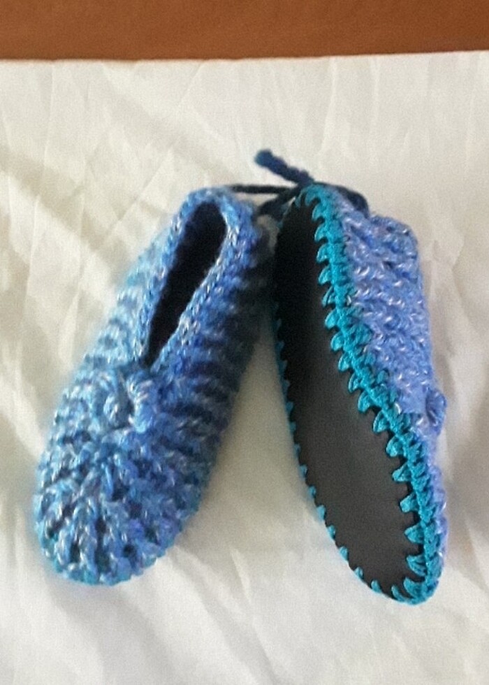 Örgü babet patik modelleri - Görsel 2
