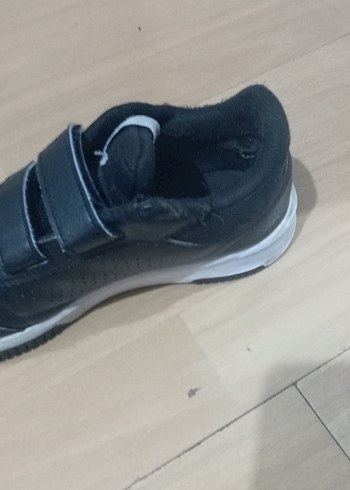 34 Beden Gri Erkek Çocuk Spor Ayakkabı Velcro