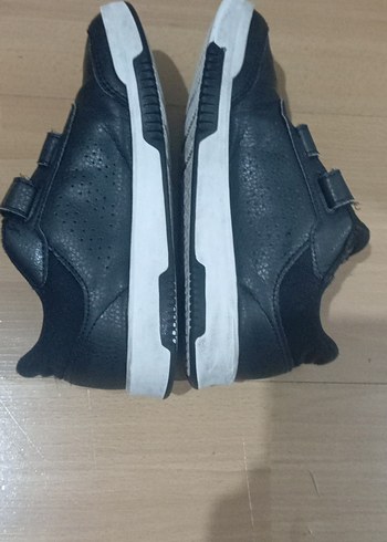 34 Beden gri Renk Gri Erkek Çocuk Spor Ayakkabı Velcro