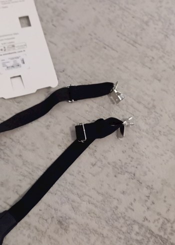 Mini Damla Minimalist Siyah Çocuk Askısı