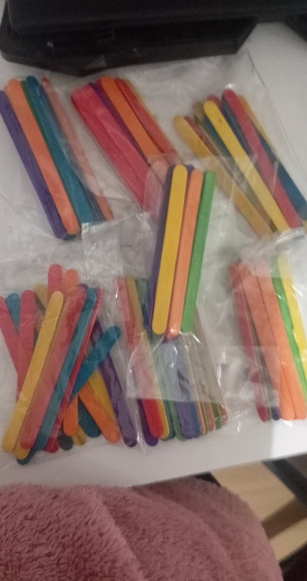 Renkli Ahşap Çubuklar Seti küçük boy - Görsel 2