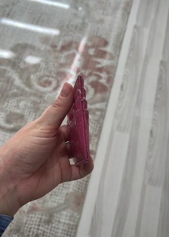 Bordo Yılan Desenli Fermuarlı Deri Kadın Cüzdanı - Görsel 3