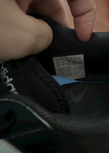 Siyah Adidas Bağcıklı Erkek Spor Ayakkabı - Görsel 5