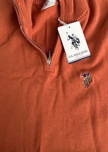 Us polo Kiremit erkek triko etiketli - Görsel 4