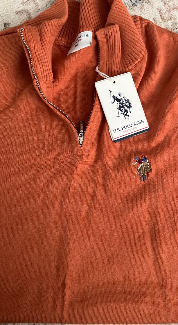 Us polo Kiremit erkek triko etiketli - Görsel 4