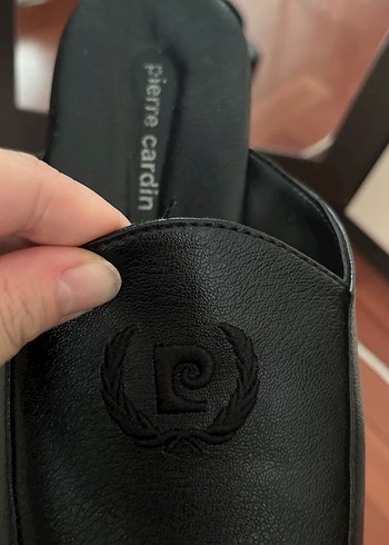 Pierre Cardin Siyah Erkek Ev Terliği - Görsel 2