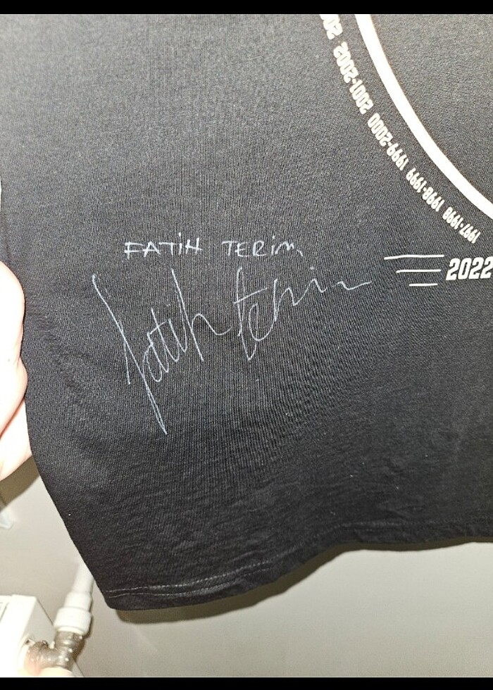 GALATASARAY 23 FATİH TERİM&MUSLERA ISLAK İMZALI FORMA - Görsel 3