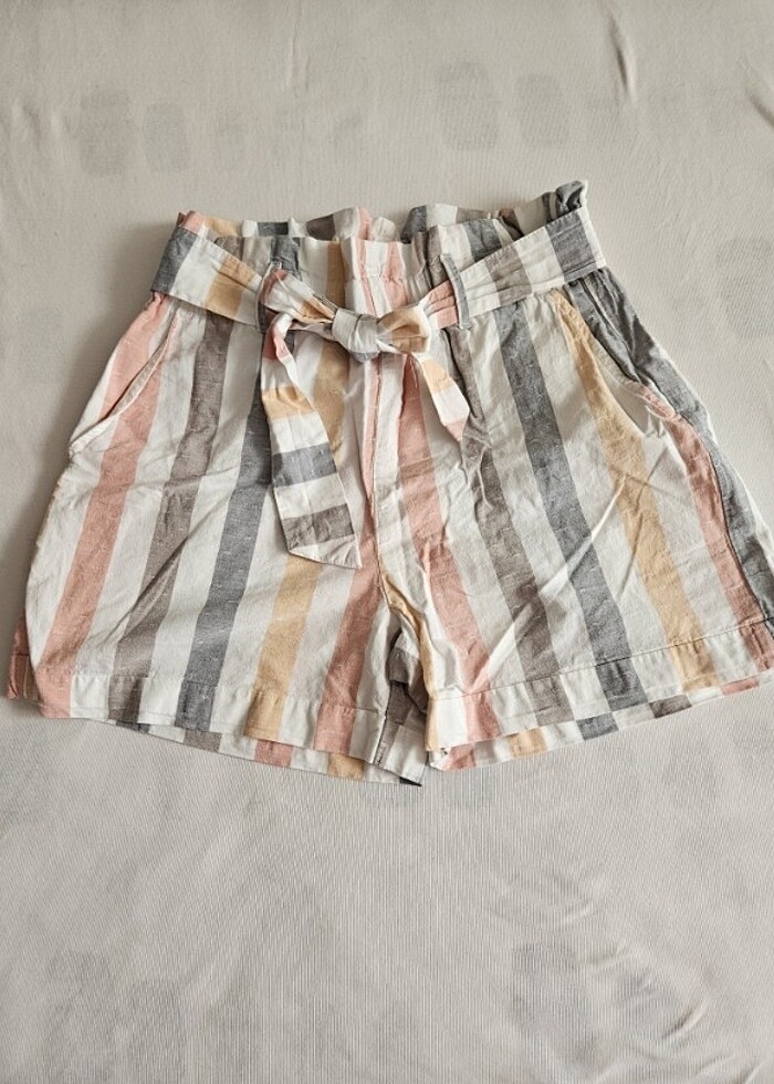 LCW LC Waikiki Casual 38 beden çizgili şort - Görsel 3