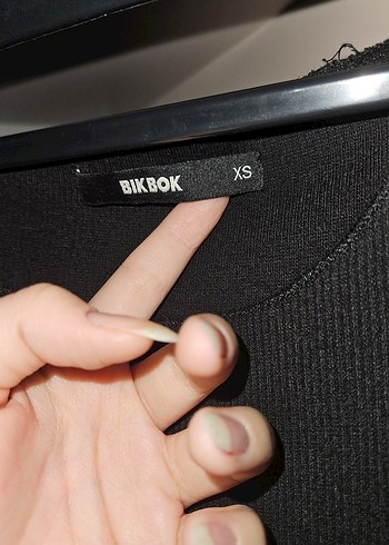 Siyah Midi Elbise - Görsel 3