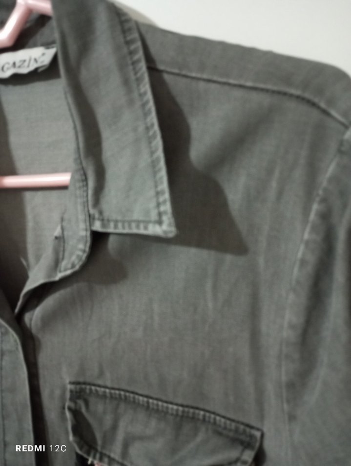 gri kot tunik - Görsel 3