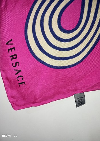 Pembe Renkli Modern Kadın İpek eşarp - Görsel 2