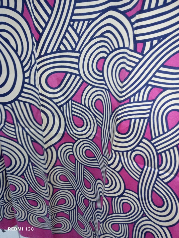 Pembe Renkli Modern Kadın İpek eşarp - Görsel 3