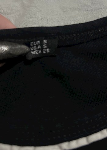 Kısa Kollu goth tarzı crop - Görsel 3