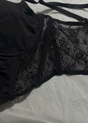 Siyah Dantelli korse detaylu Gotik - Görsel 5