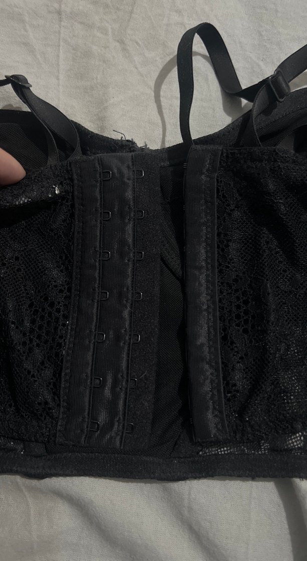 Siyah Dantelli korse detaylu Gotik - Görsel 3