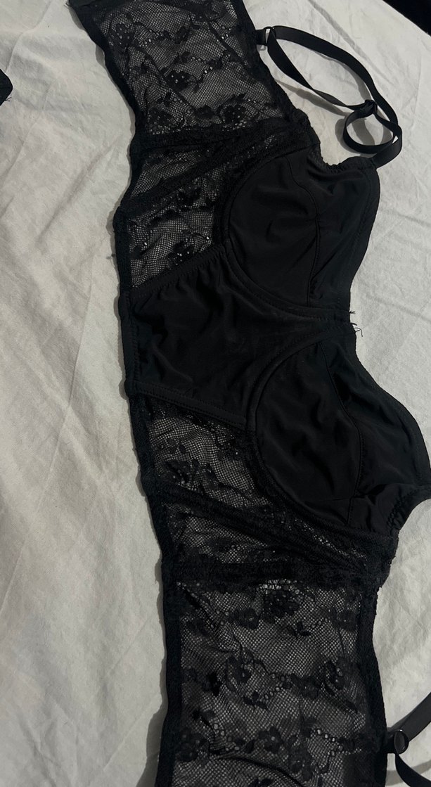 Siyah Dantelli korse detaylu Gotik - Görsel 4