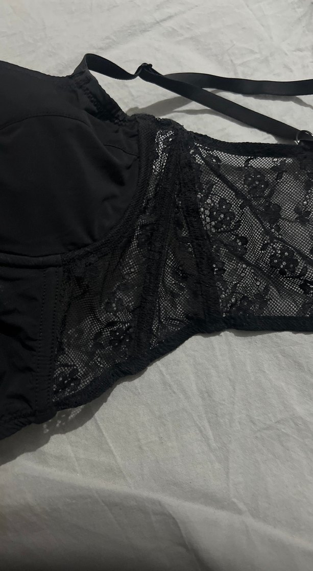 Siyah Dantelli korse detaylu Gotik - Görsel 5