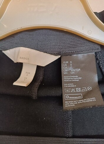 H&M Siyah pantolon Tayt
