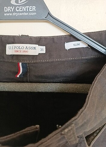 U.S Polo Assn. Kahverengi kumaş pantolon