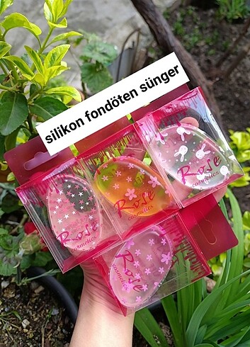 Silikon fondöten sünger