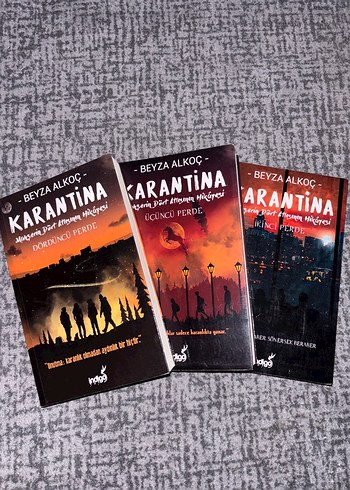 Beyza Alkoç - Karantina Roman Serisi 3 Kitap