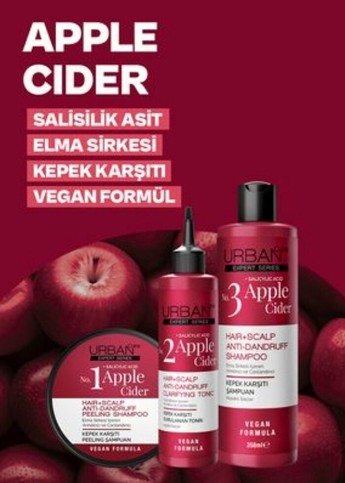 URBAN CARE 3LÜ SET KEPEK KARSITI - Görsel 2