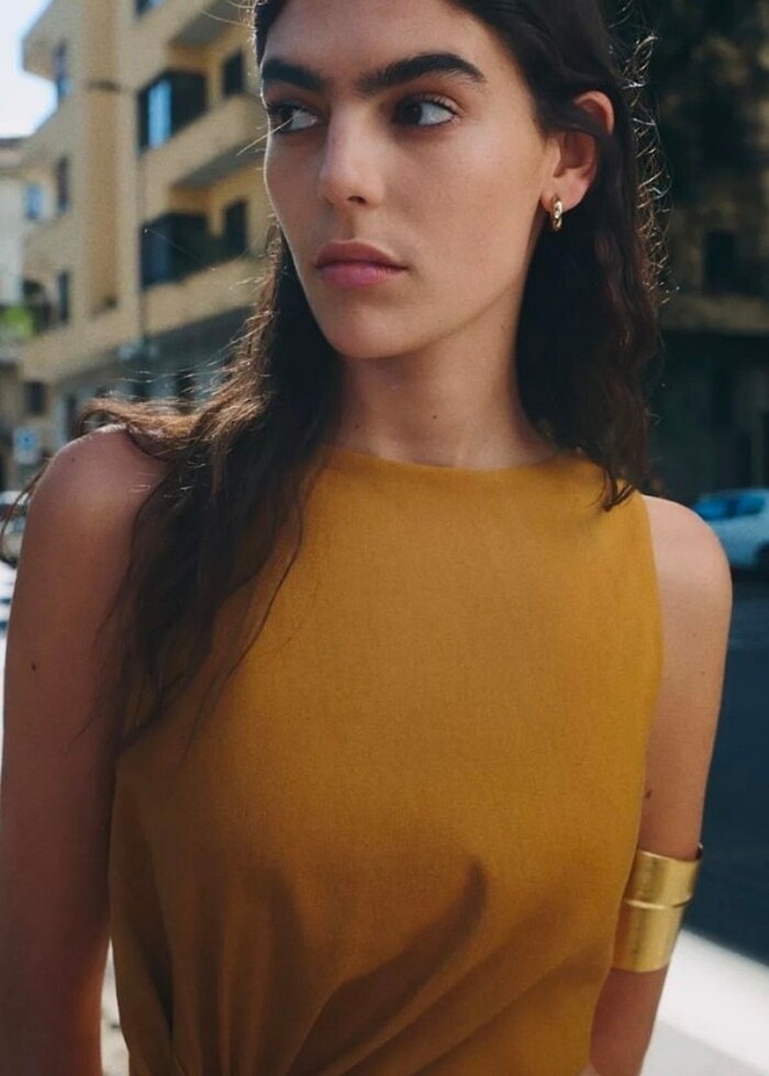 ZARA S BEDEN ELBİSE - Görsel 4